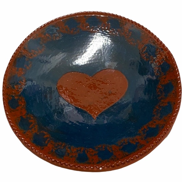 Foltz Other - Foltz Pottery 1986 Heart Dish Decor